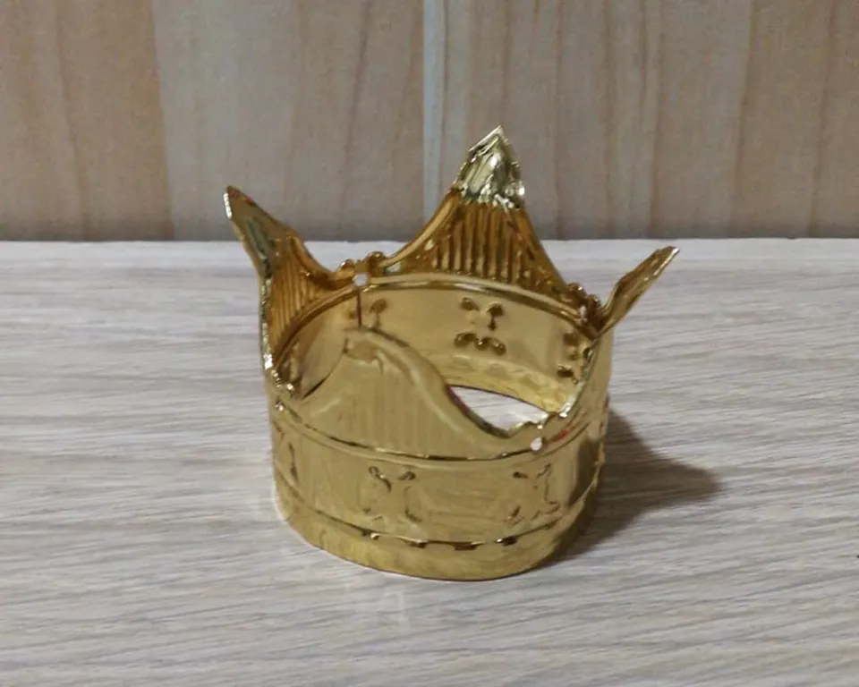 Ditta Montanini SA27 corona oro 3x3,5 cm aureola presepe