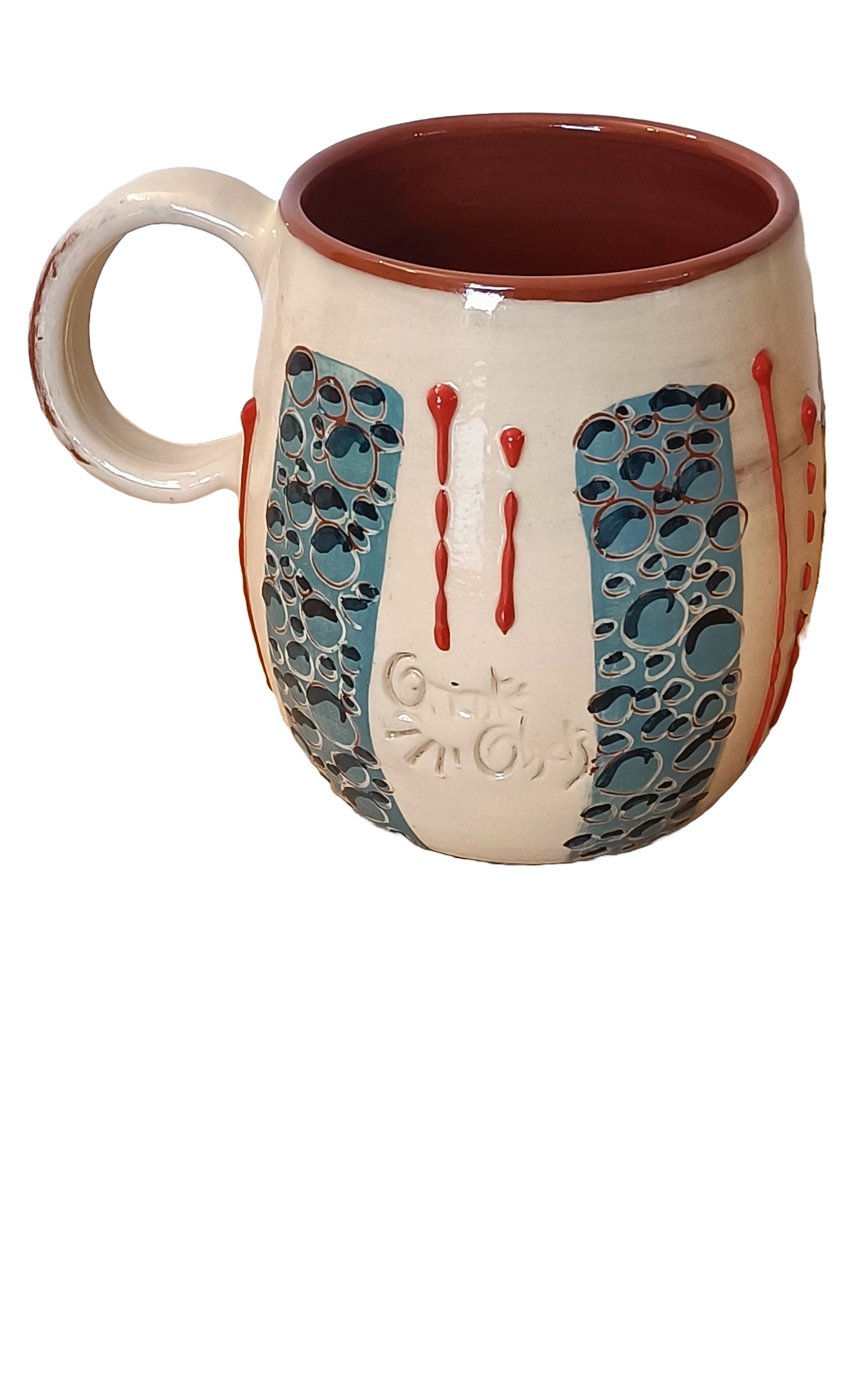 OrientéObjets Figuerolles Mug Petites Bulles Tazza Ceramica Bolle