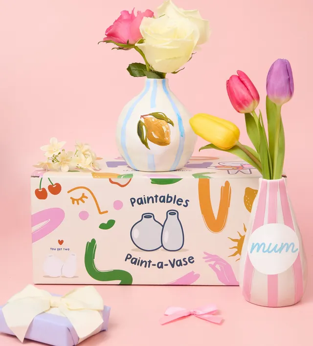 Pott'd Painting Kits Mom's Keepsake Vase kit vaso ceramica