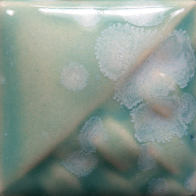 Mayco Celadon Bloom SW-150 smalto stoneware turchese cristalli