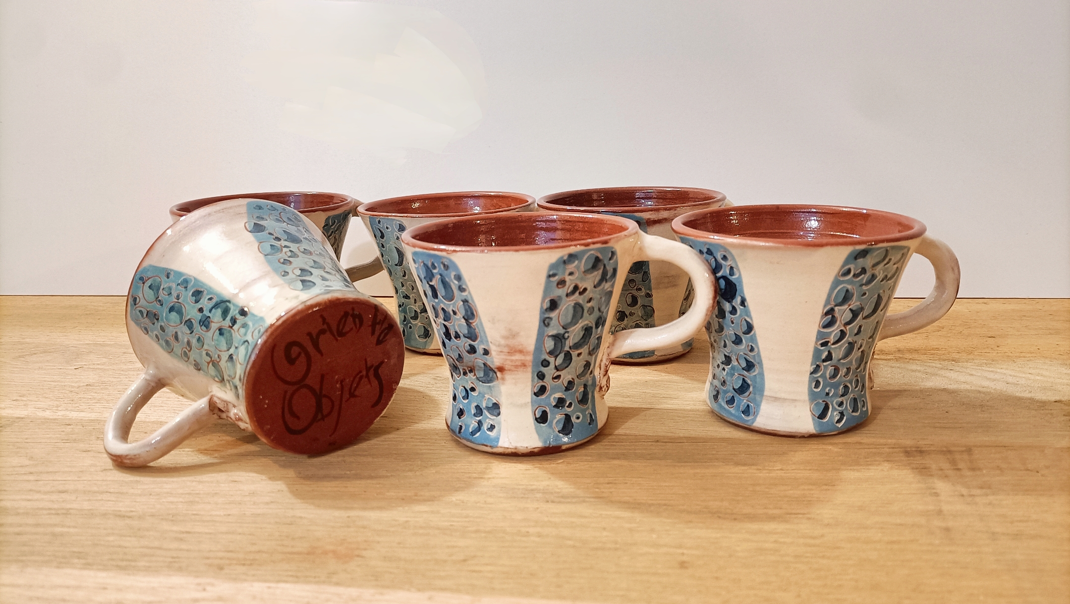 OrientéObjets Figuerolles tazzina ceramica piccole bolle