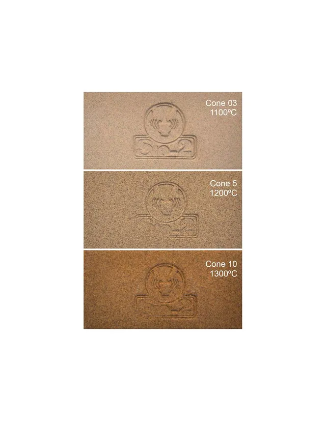 Sio-2 Toffee argilla refrattaria grès beige caramello