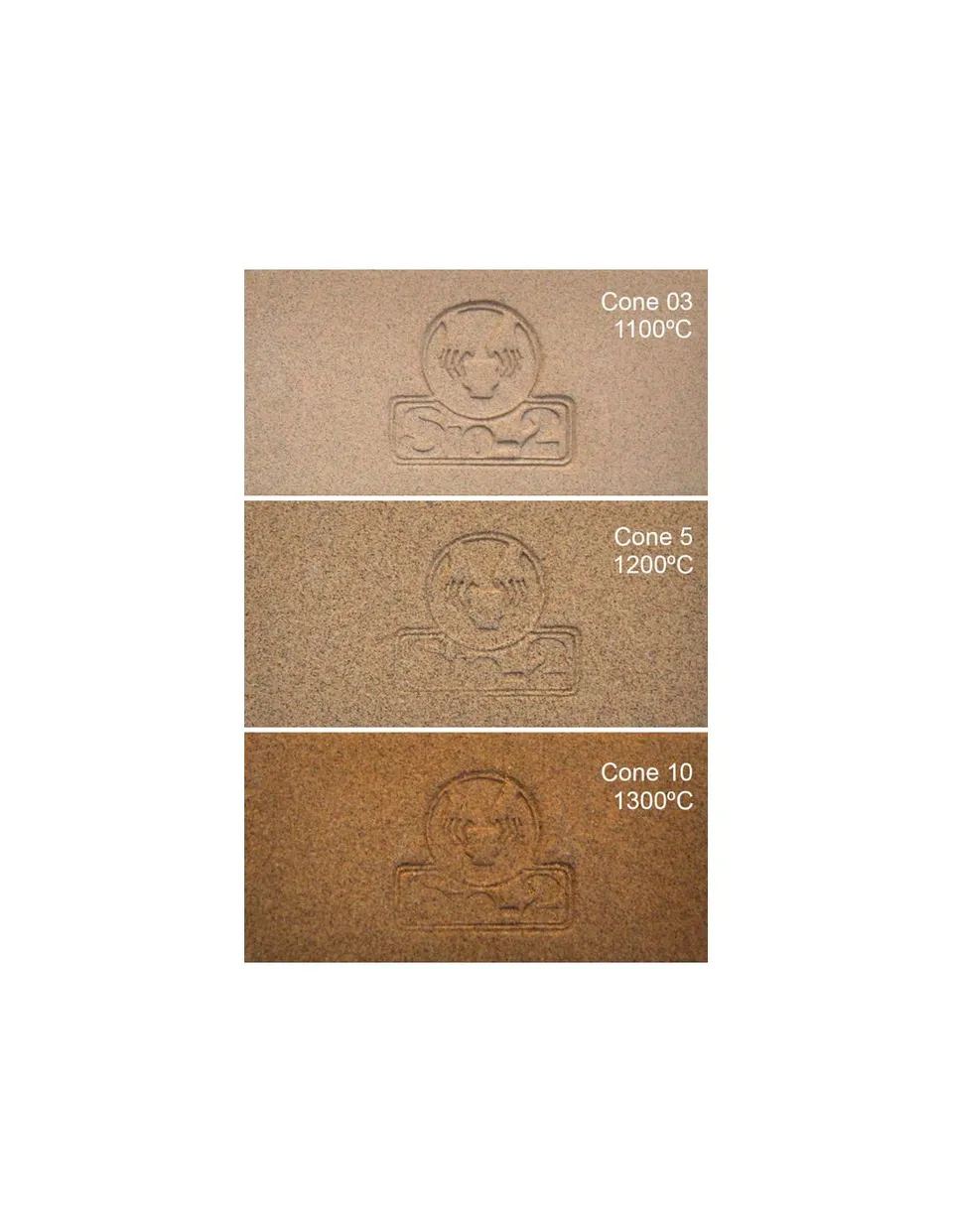 Sio-2 Toffee argilla refrattaria grès beige caramello