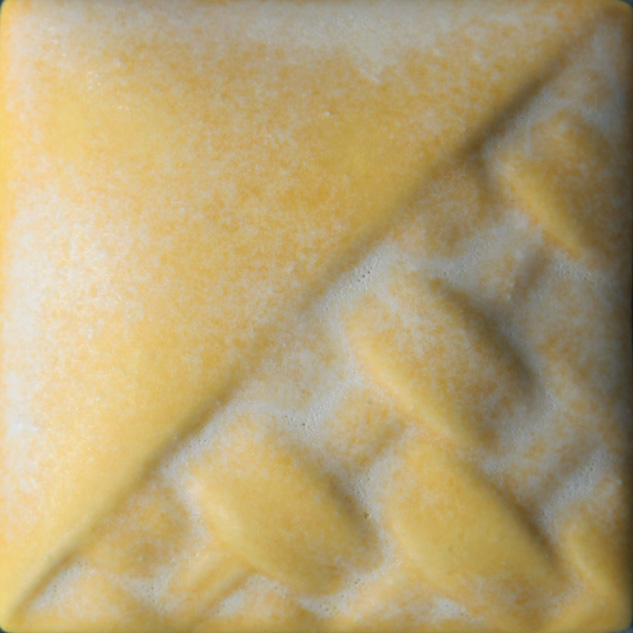 Mayco Foundations Lemon Meringue smalto ceramica giallo opaco