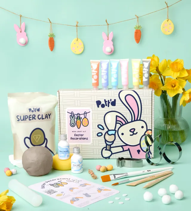 Pott'd Projects Decorazioni Pasqua kit festone ceramica