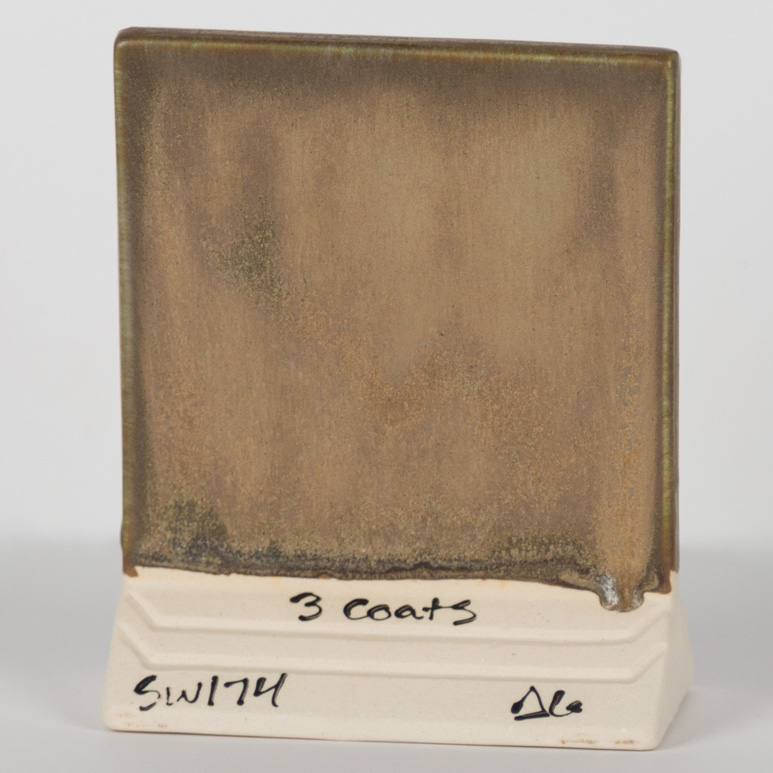 Mayco Stoneware Leather smalto ceramica marrone opaco