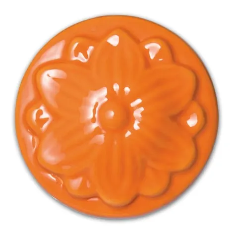 Colorobbia Apricot Stone smalto ceramico albicocca lucido
