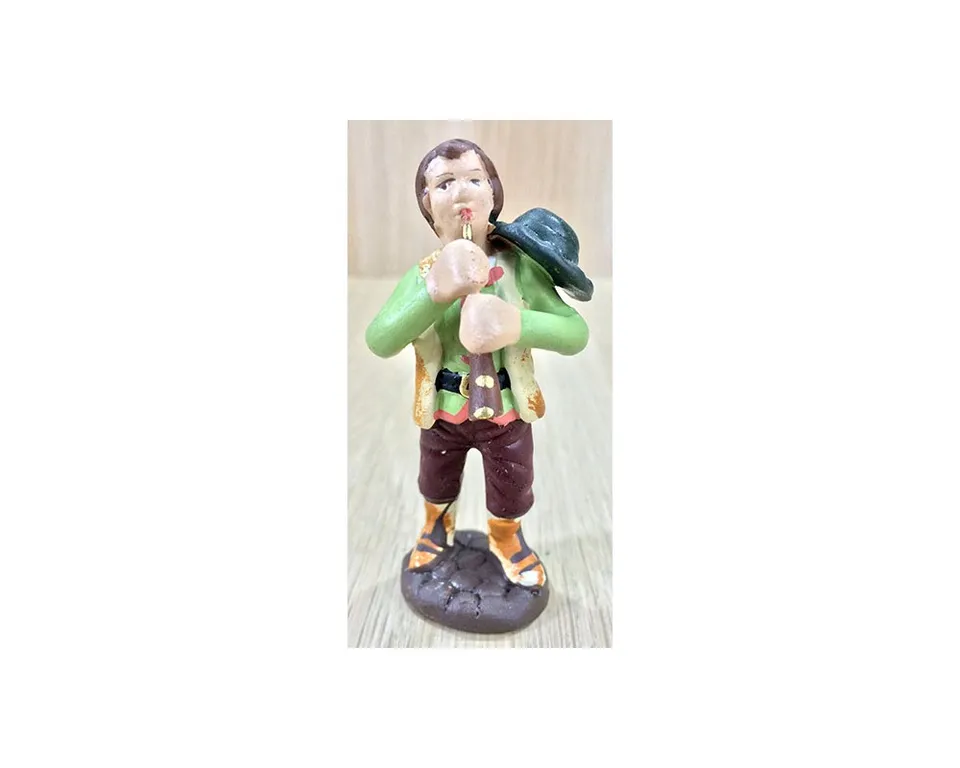 Ditta Montanini T7011 Pifferaio 7 cm statuina terracotta presepe
