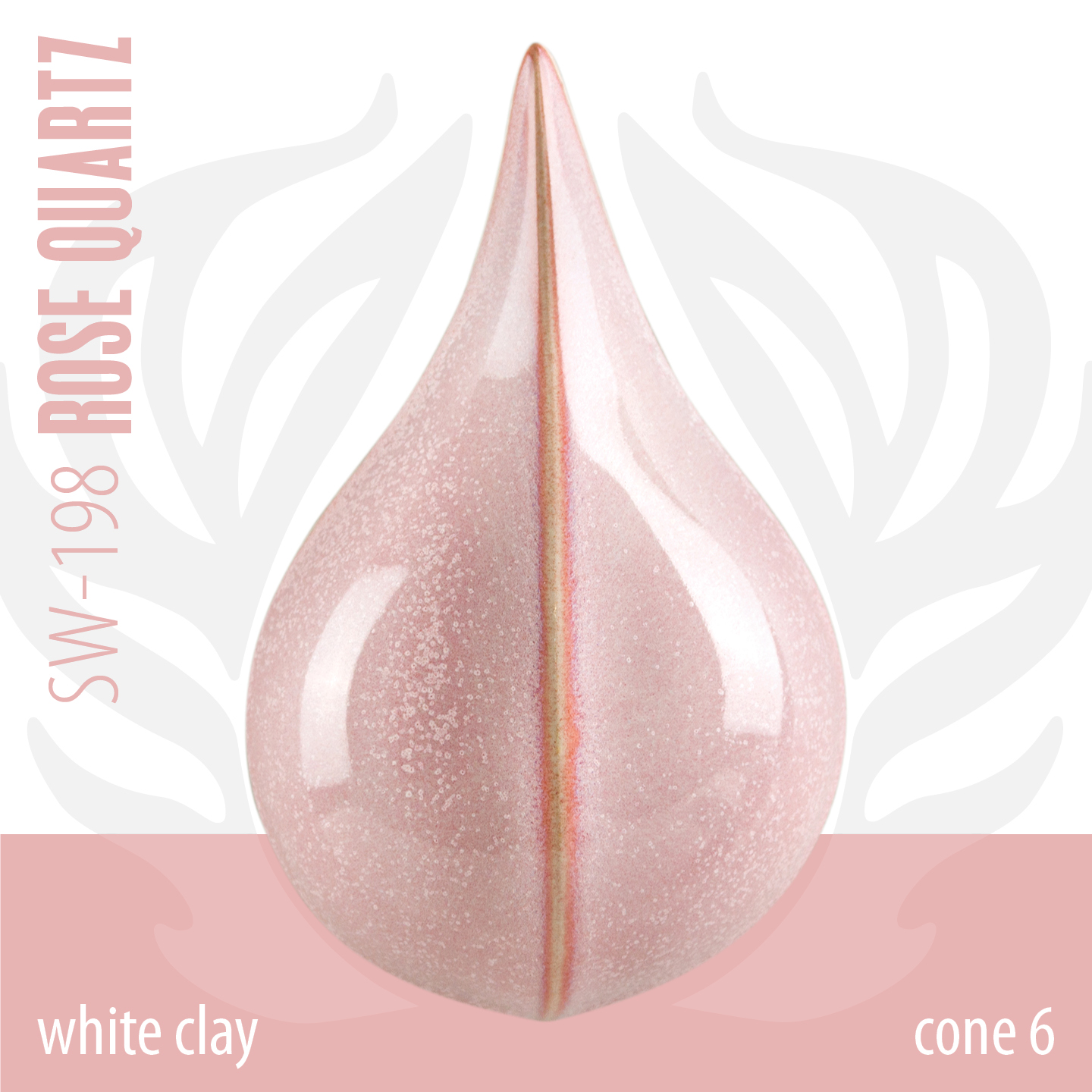 Mayco Foundations Rose Quartz smalto gres rosa quarzo