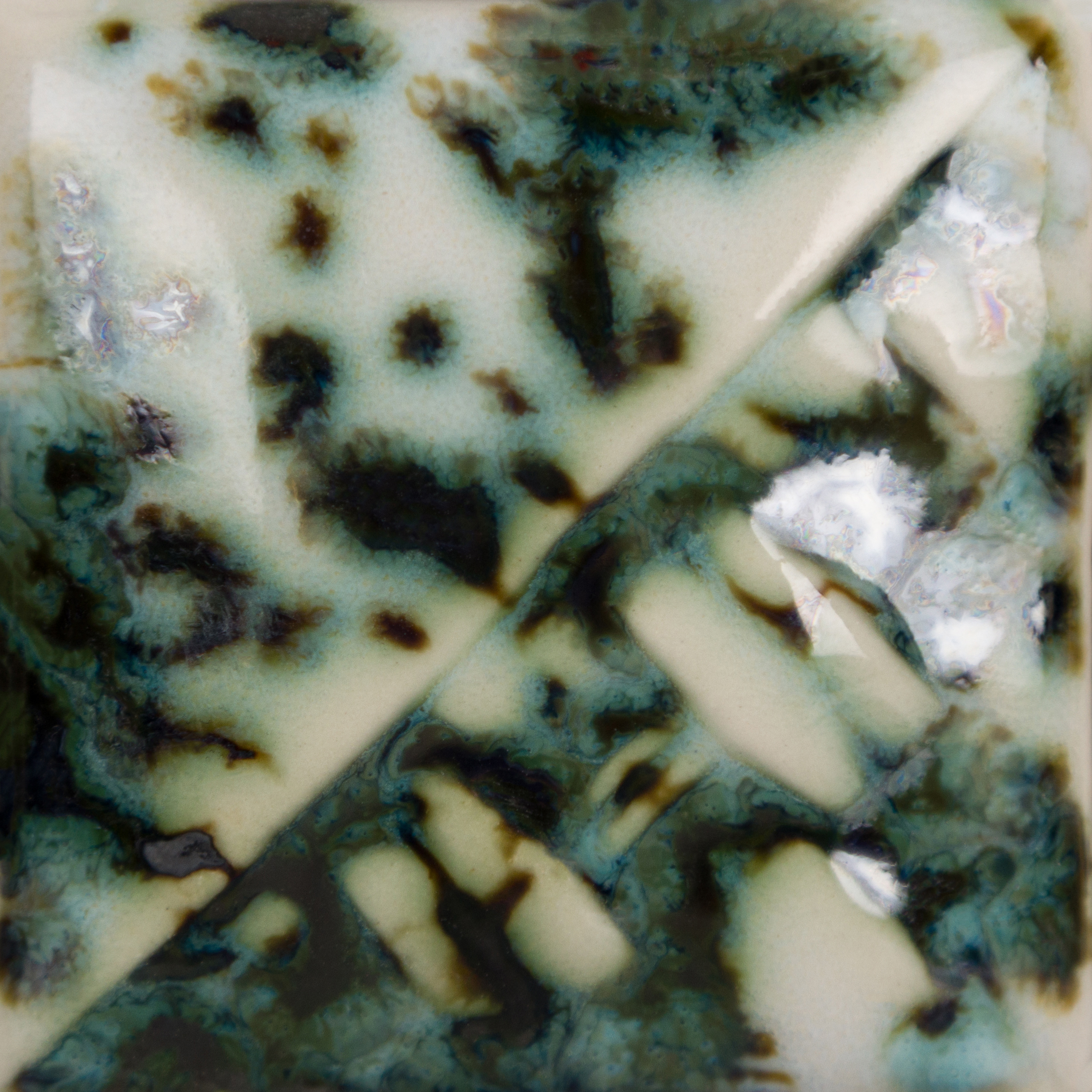 Mayco Stoneware Green Jasper smalto ceramico verde cristalli