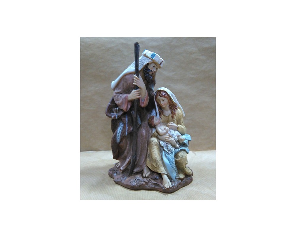 Ditta Montanini XNR17 natività resina presepe H 19 cm