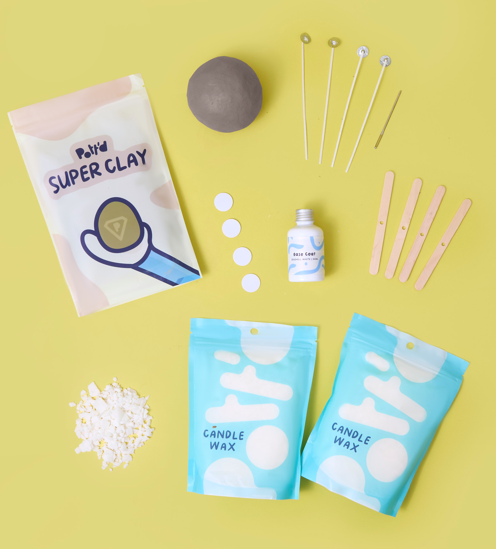 Pott'd Refills Wax Clay Bits refill cera 2 candele