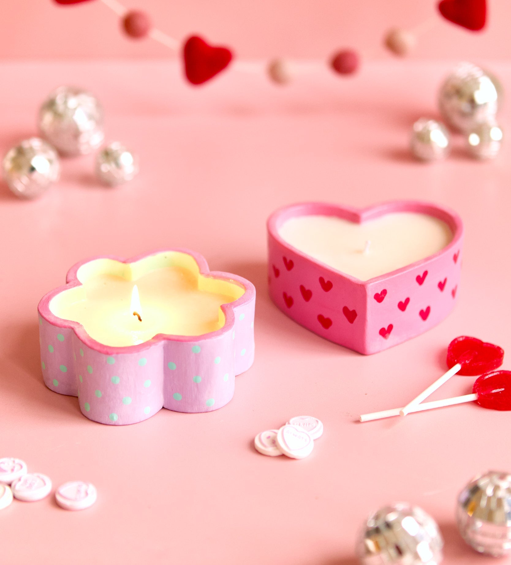 Pott'd Home Pottery Kits Date Night kit candele coppia fai da te