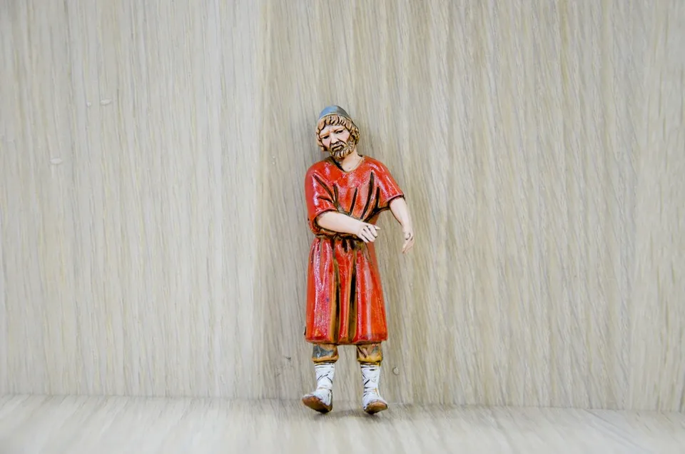 Pastori Landi 1029-281 Muratore statuina presepe 10 cm