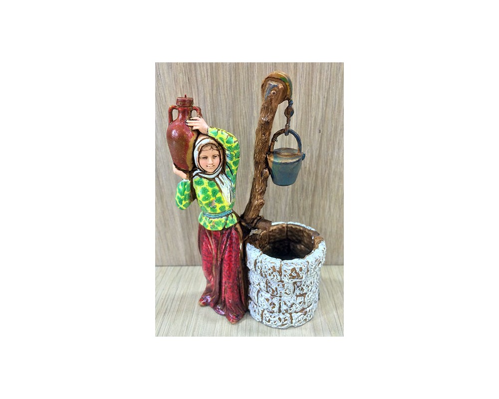 Landi 0333-03 Donna al Pozzo Gruppo Presepe