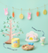 Pott'd Mattino di Pasqua Kit Lavoretti e Colazione