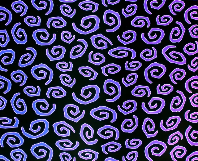 Cbs Borderline vetro dicroico spirals verde magenta blu