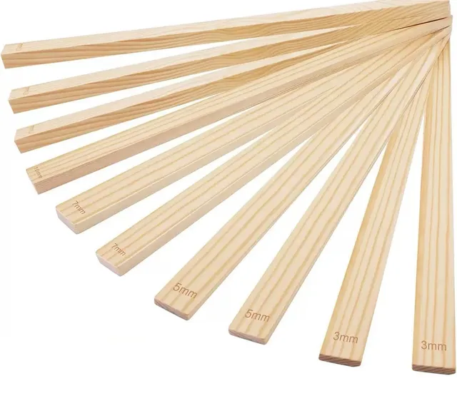 Cerama Spessori legno 10 misure attrezzi 3-12 mm