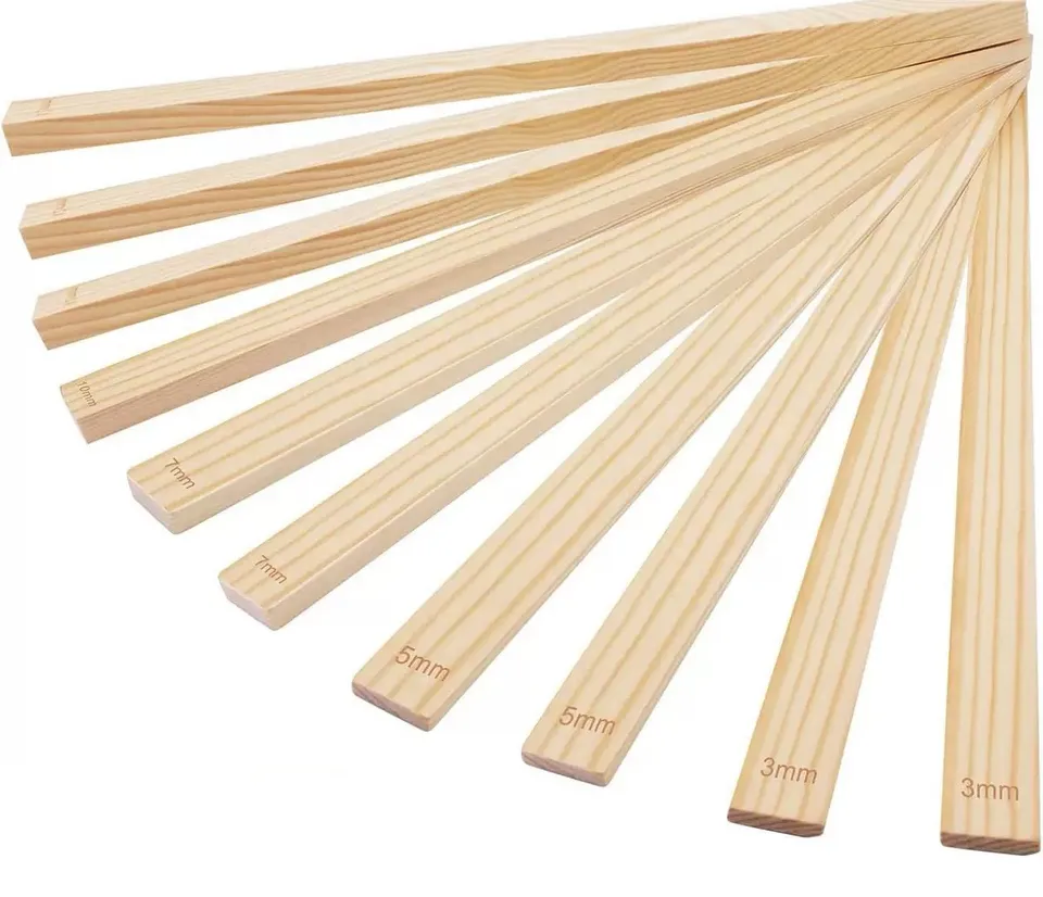 Cerama Spessori legno 10 misure attrezzi 3-12 mm