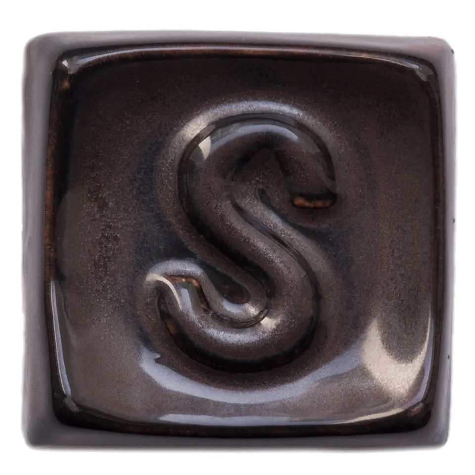CERCO High Fire Glazes SP 1335 smalto ceramico Dark Chocolate metallizzato