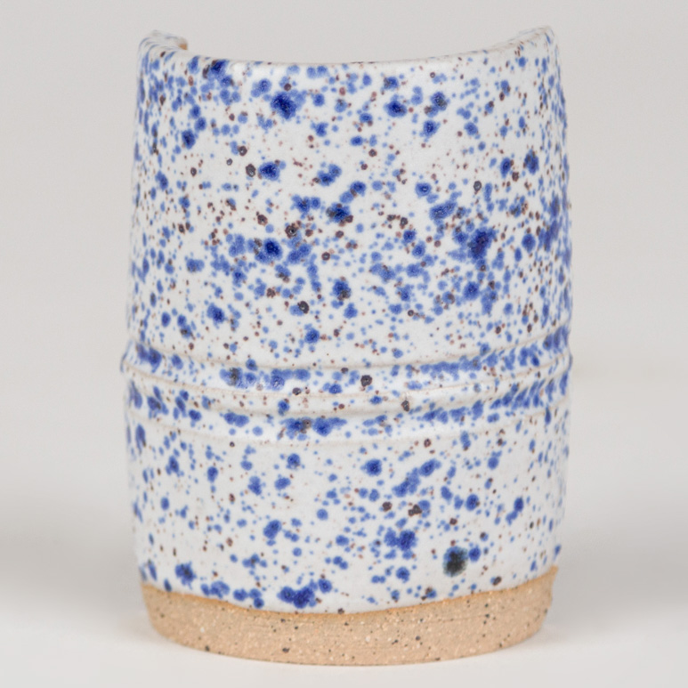 Mayco Foundations Blue Splatterware smalto cristalli blu