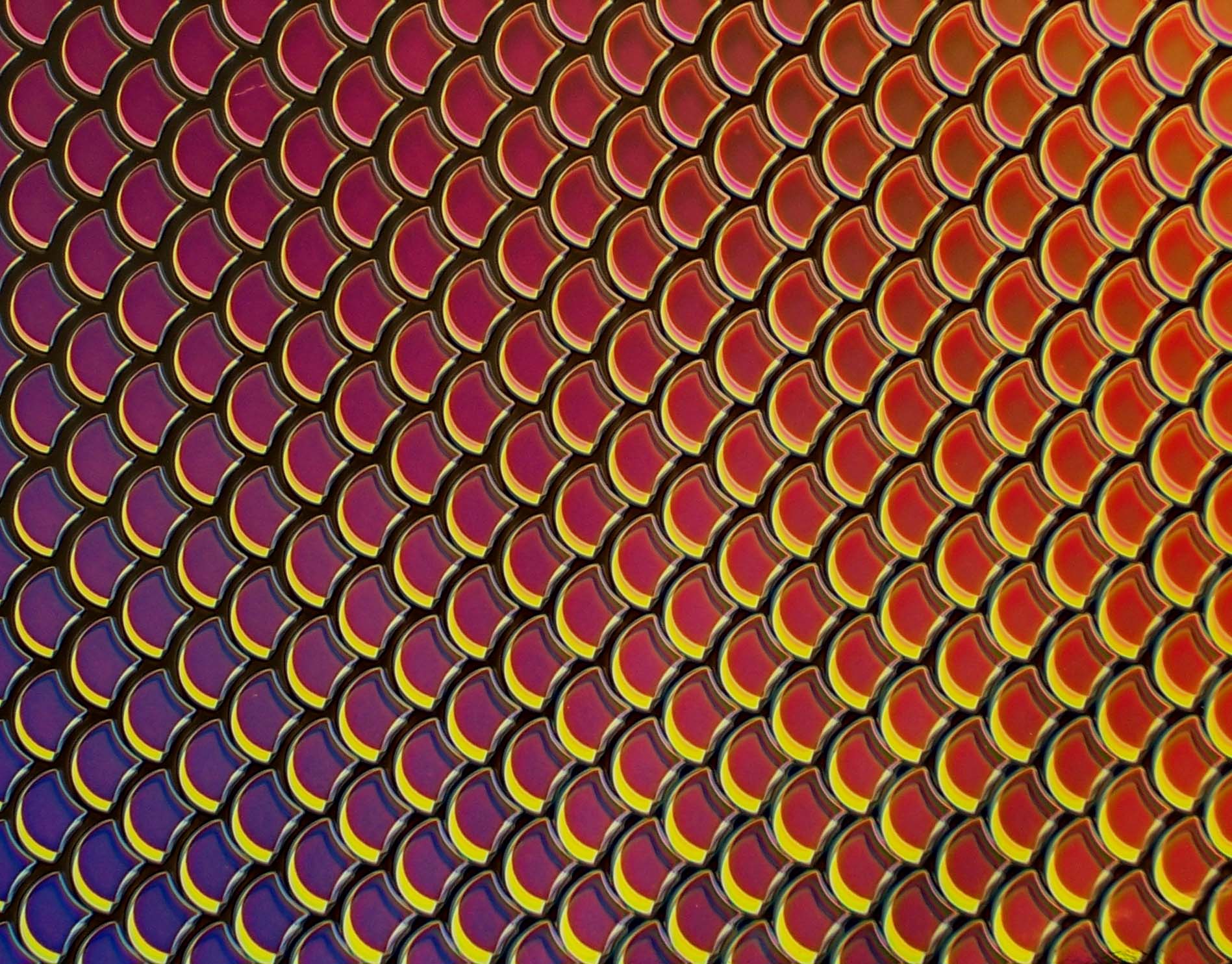 Cbs Dichroic Borderline Scale vetro fusione quarto foglio