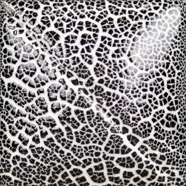 Cerama Prodotti speciali Black Cobblestone smalto nero craquelé