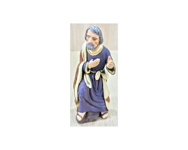 Ditta Montanini Pastori terracotta T1002 San Giuseppe 10cm statuina