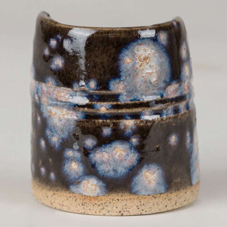Mayco Foundations Galaxy smalto gres stoneware nero cristalli