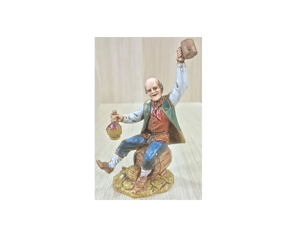 Montanini Landi 1070 Bevitore 10 cm statuina resina