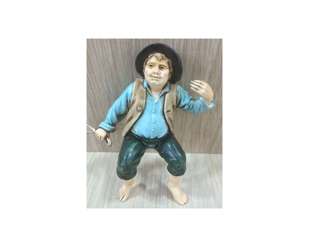 Montanini Landi 1075 Ciccibacco 10 cm resina presepe