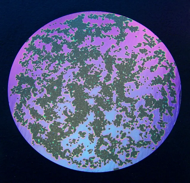 Cbs Dichroic Shop by Pattern Splatter Purple vetro dicroico viola