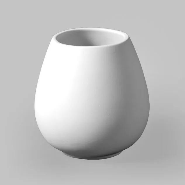 Mayco Earthenware Bisque Tumbler vino ceramica grezza