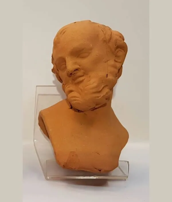 Ditta Montanini Teste terracotta TC21 testa mani piedi presepe