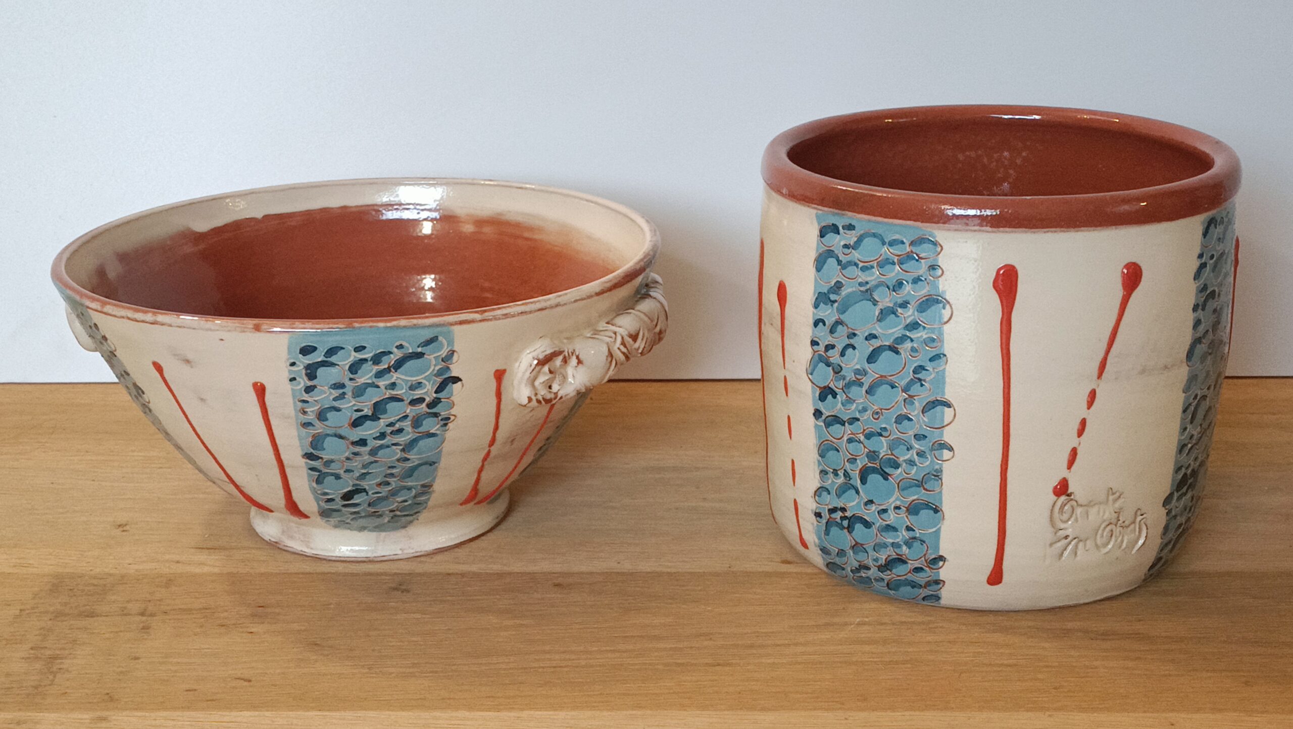 OrientéObjets Figuerolles Cache-pot coprivaso ceramica
