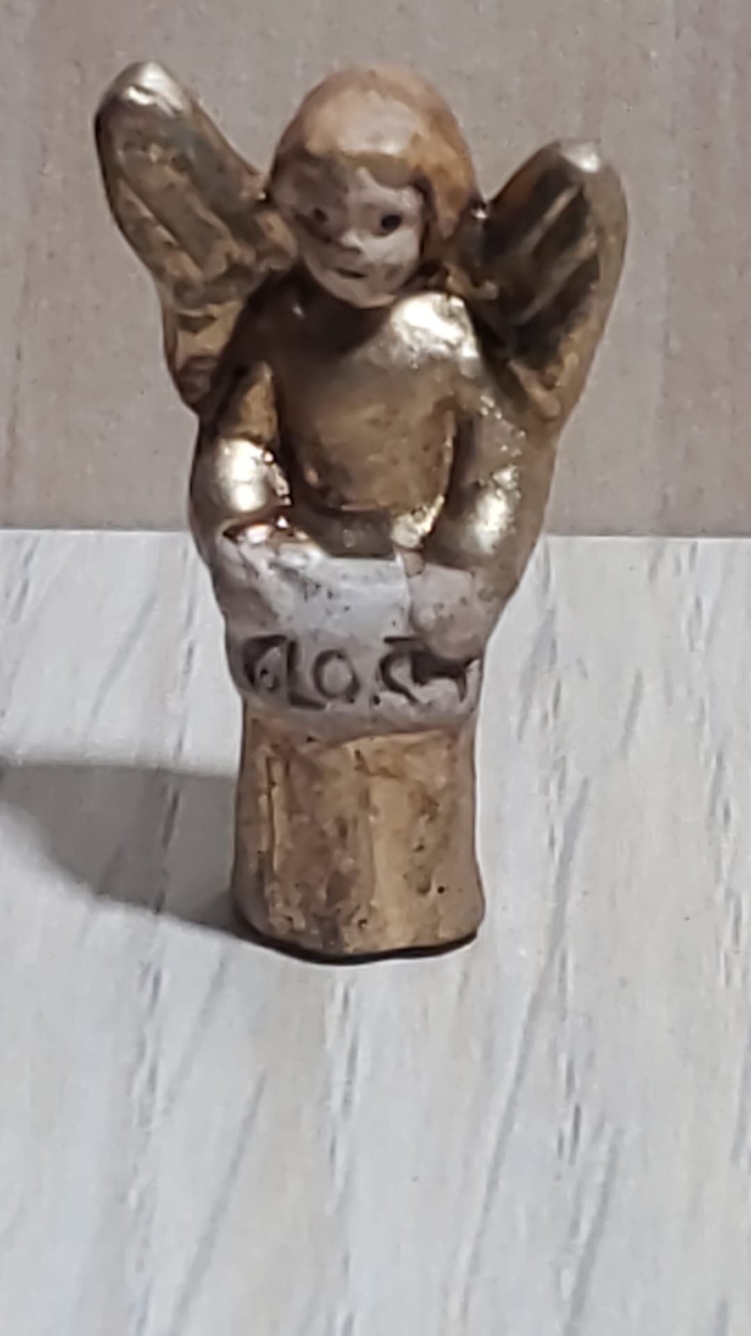 Ditta Montanini TC4 angelo 6 cm pastore terracotta