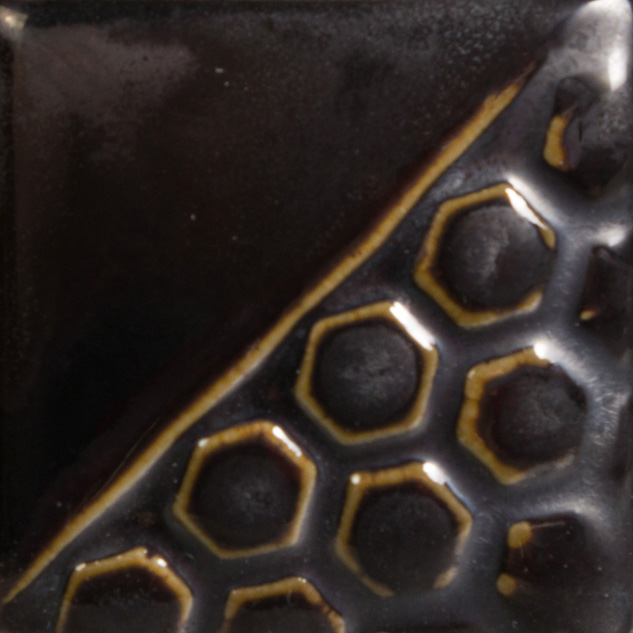 Mayco Elements Black Adventurine smalto ceramico nero metallico