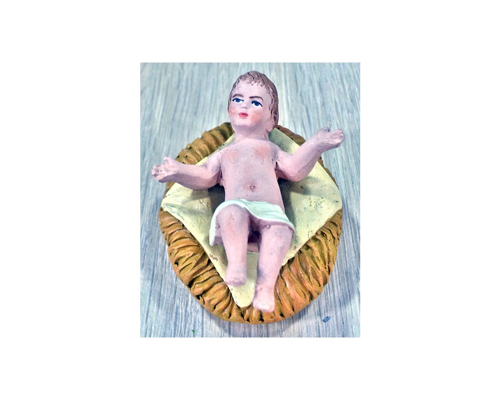Ditta Montanini T1003 Bambino pastore terracotta 10 cm