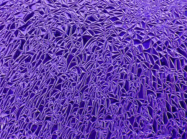 Cbs Dichroic Crinklized Violet vetro dicroico tondo 19 pollici