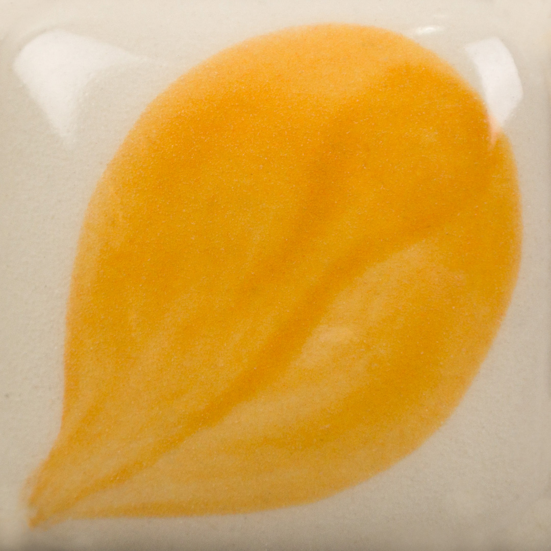 Mayco E-Z Stroke Orange colore sotto vetrina arancione