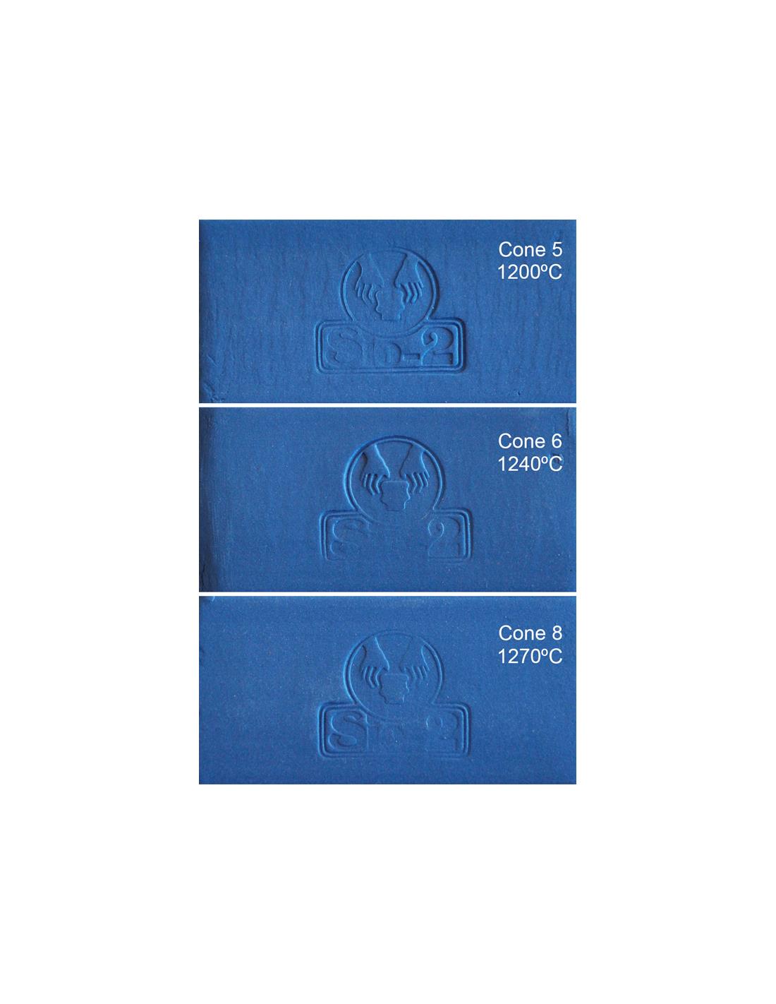 Cerama Impasti Upsala SIo-2 porcellana blu cobalto 1200°C