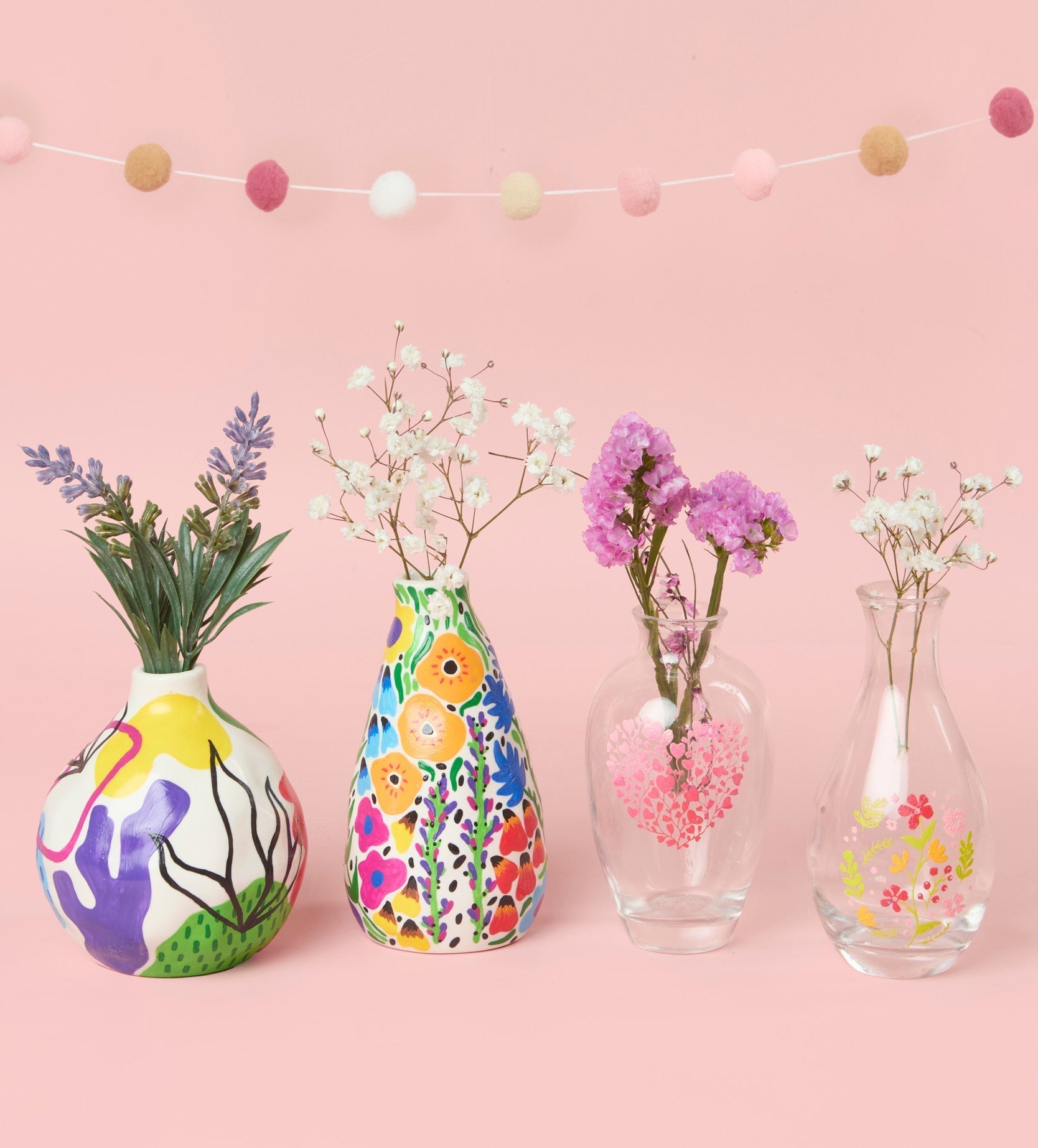 Pott'd Bundles Vase Painting kit vasi ceramica vetro