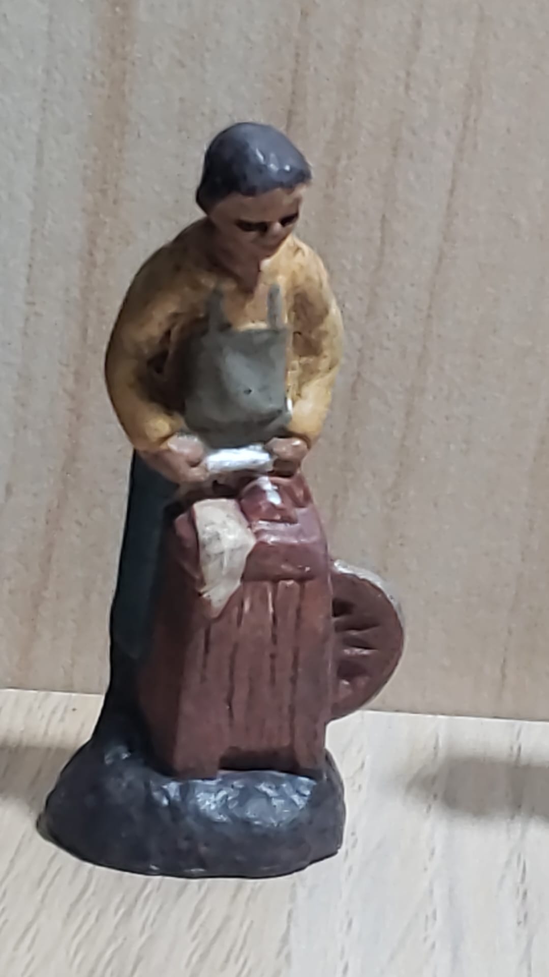 Ditta Montanini Pastori in Terracotta TC18 Statuina 6 cm