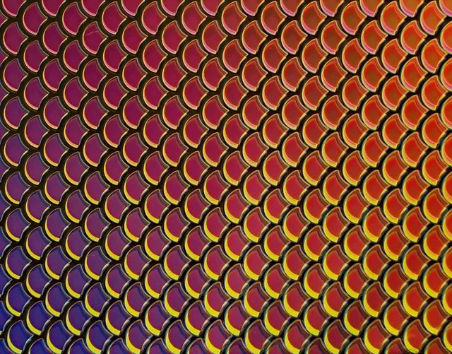 Cbs Dichroic Borderline Scale vetro fusione quarto foglio