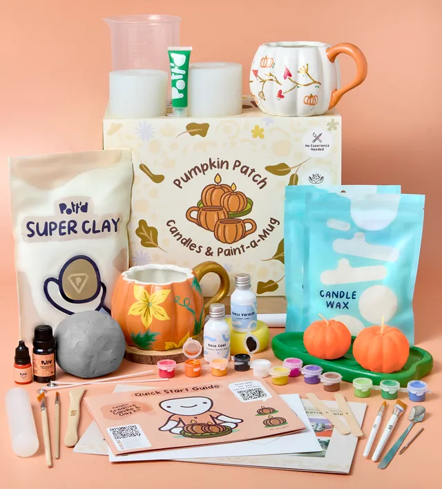 Pott'd Bundles Calabaza kit candele e tazze autunno