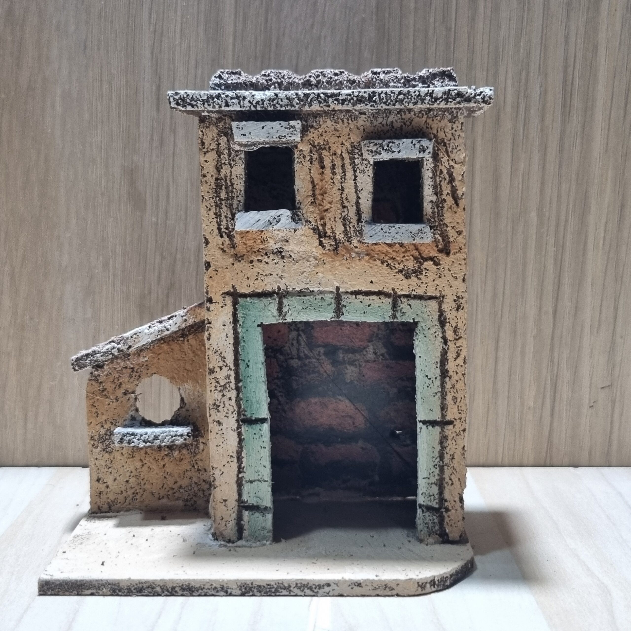 Ditta Montanini Casette sughero C5 casa presepe