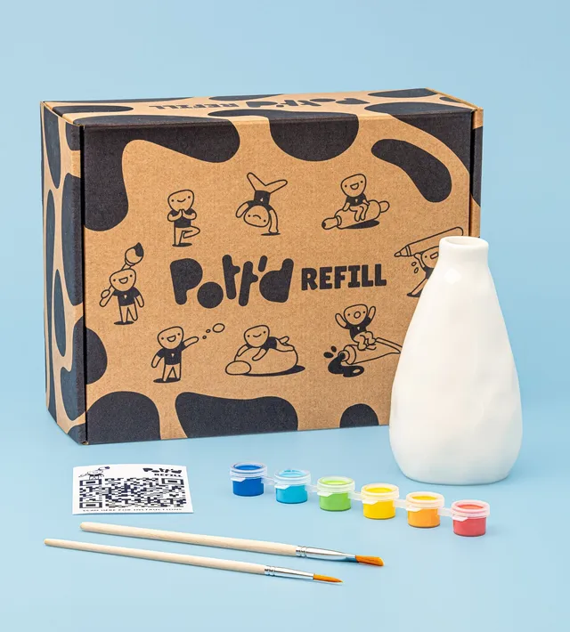Pott'd Refills Vasen-Malset ricarica kit vasi in ceramica