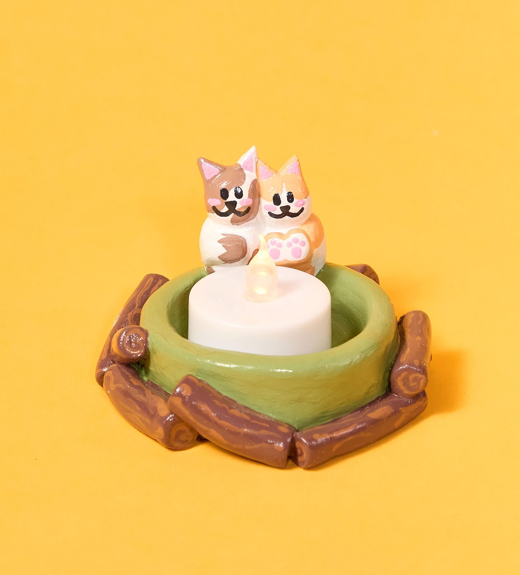 Pott'd Projects Chatons Falò Kit Argilla Gattini