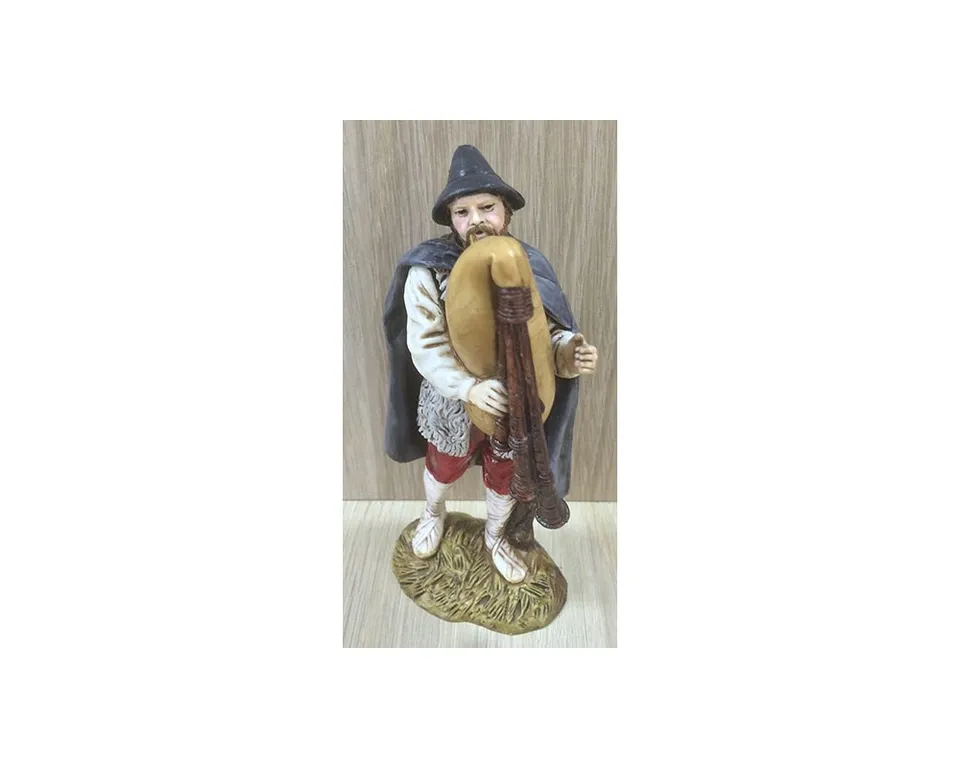 Montanini Pastori Landi 1252-03 Zampognaro statuina 12 cm resina