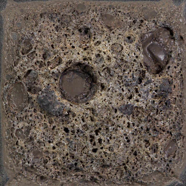 Mayco Stoneware Dark Magma smalto ceramica craterizzato